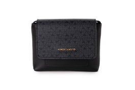 Vince Camuto Matera - Bolso bandolera Negro, 100% piel de polivinilo